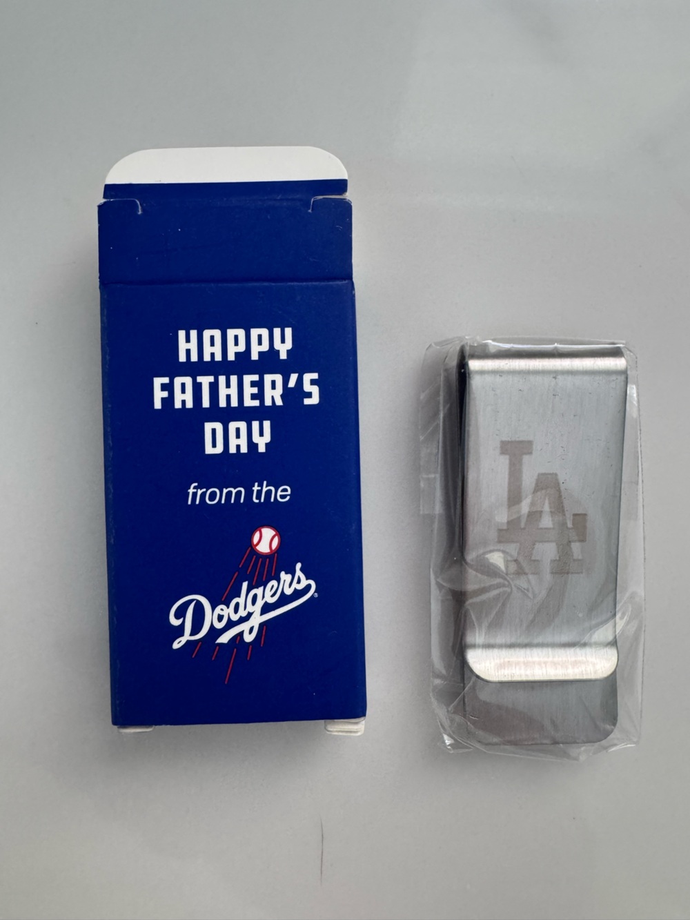 Los Angeles Dodgers money clip Keepsake Box - Blue - Picture 2 of 5
